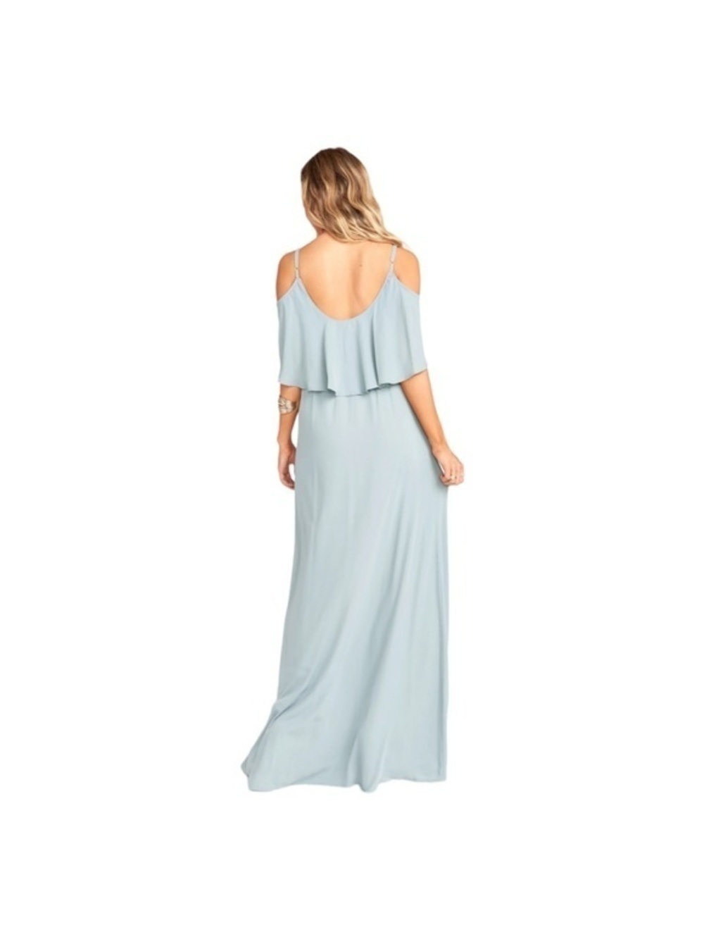 XS Show Me Your MuMu Caitlin Ruffle Maxi Dress - Picture 11 of 15